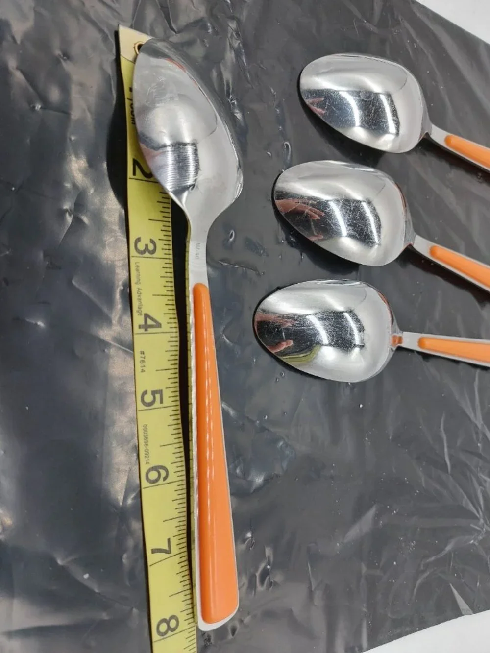 Fiesta Flatware Merengue Place Dinner Spoons 8